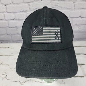 Browning Black Flag Patch Hat SnapBack Adjustable Ball Cap